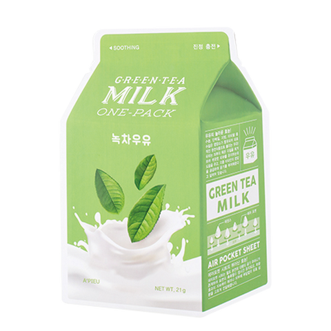 A'pieu Green Tea Milk Mask 1-Pack